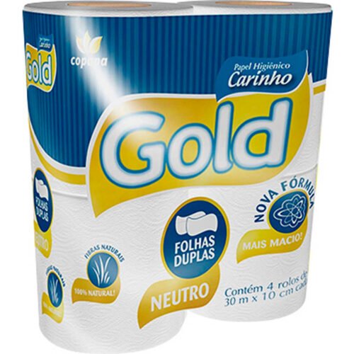 PAPEL HIG. CARINHO GOLD F.D NEUTRO 30M