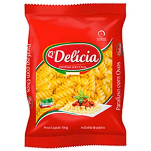 MACARRAO PARAFUSO Q`DELICIA 500G