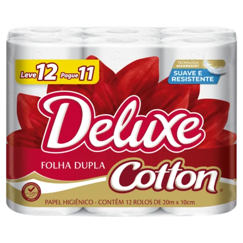 PAPEL HIGIÊNICO DELUXE FOLHA DUPLA C/12