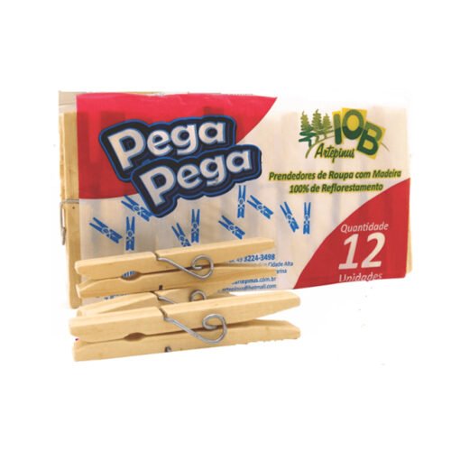PREGADOR DE ROUPA PEGA PEGA C/12