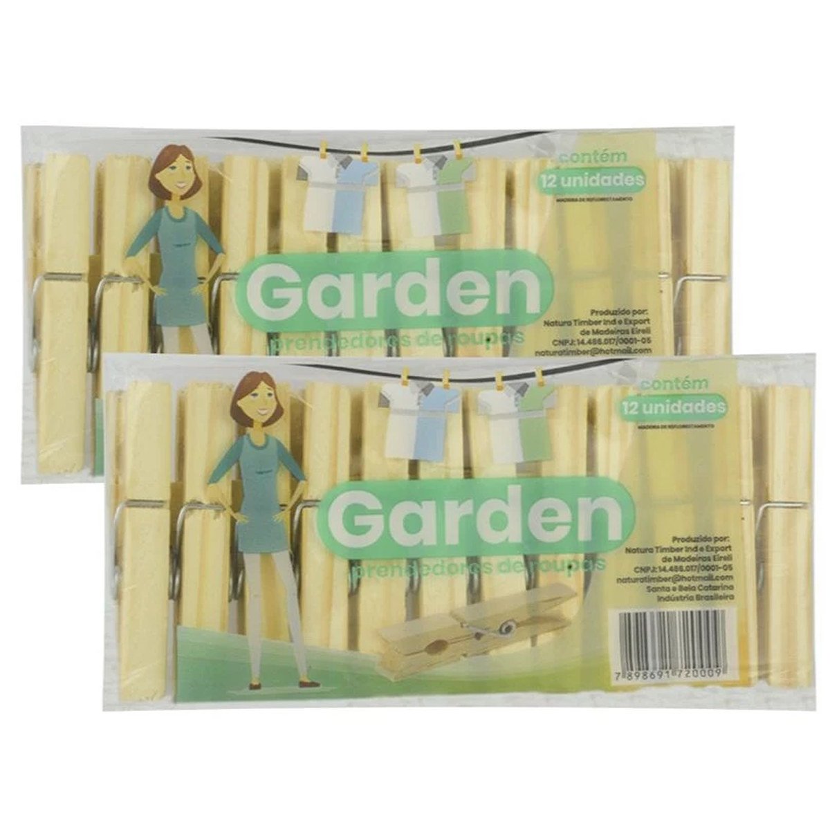PRENDEDOR DE ROUPAS GARDEN