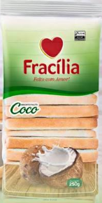 BISCOITO PALITO COCO 250G  FRACÍLIA